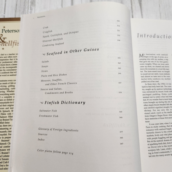 Fish & Shellfish by James Peterson 1996 HB/DJ First Edition, First Printing - Picture 9 of 14